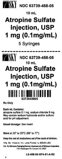 Atropine Label