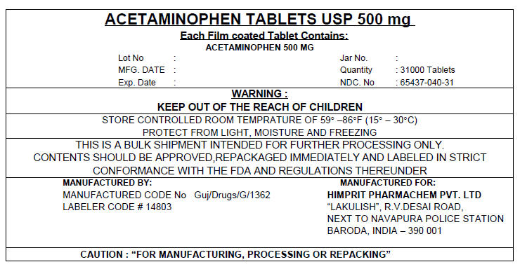 PRINCIPAL DISPLAY PANEL - 500 mg Tablet Shipper Label