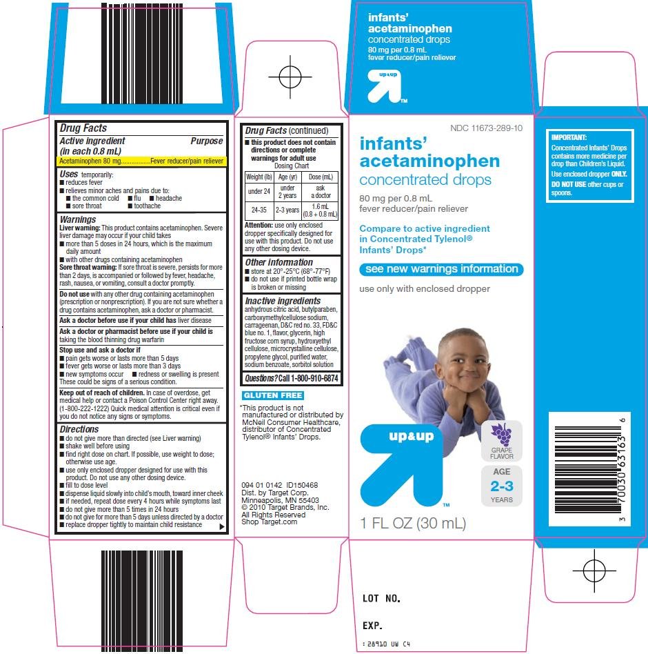 Infants' Acetaminophen Carton