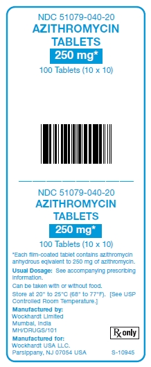 Azithromycin Tablets 250 mg Unit Carton