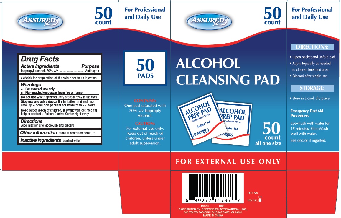 Assured Alcohol Cleansing Pad