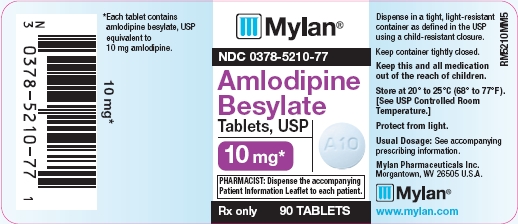 Amlodipine Besylate Tablets 10 mg Bottles