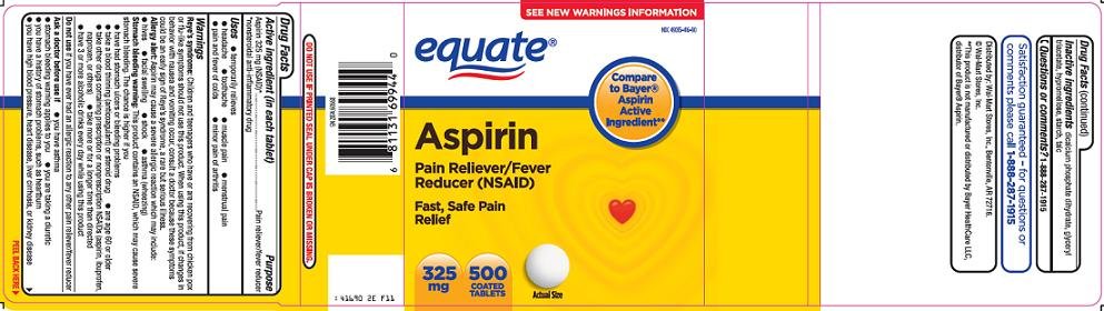 Aspirin Label Image #1