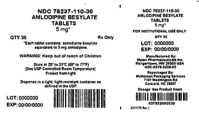 Amlodipine Besylate 5mg Label