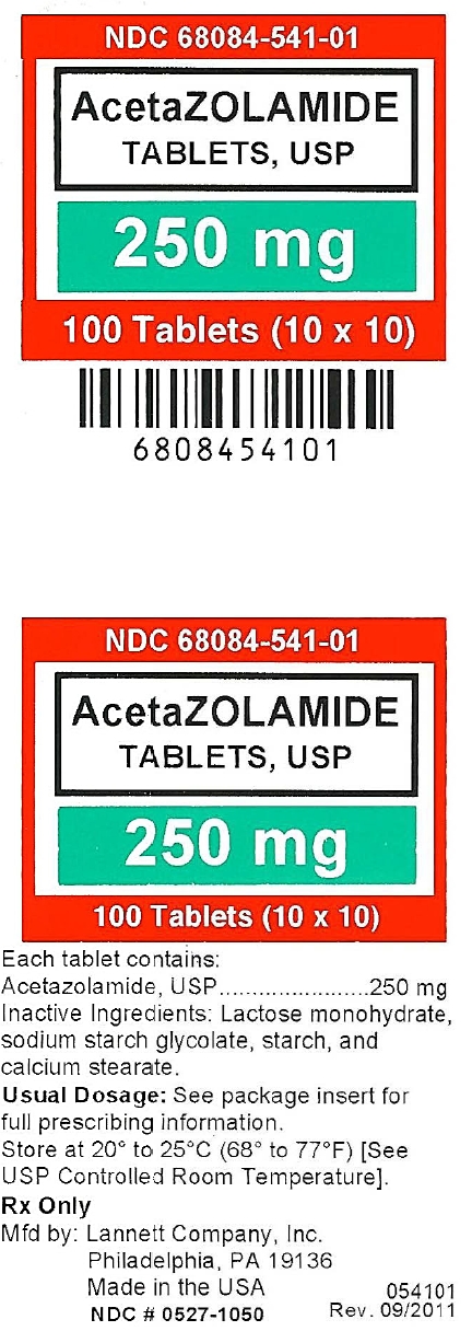 Acetazolamide 250 mg tablets (10x10)