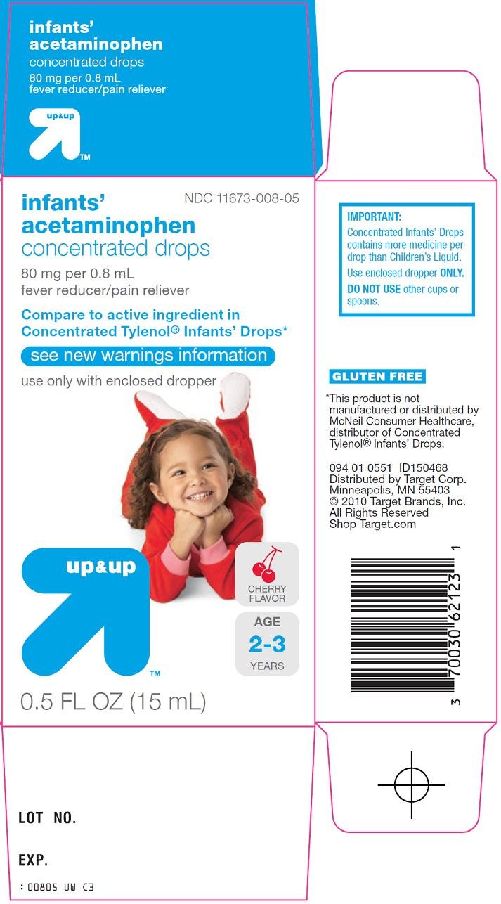 Infants' Acetaminophen Concentrated Drops Carton Image 1