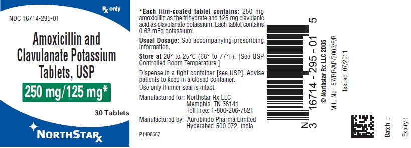 PACKAGE LABEL-PRINCIPAL DISPLAY PANEL - 250 mg/125 mg (30 Tablet Bottle)