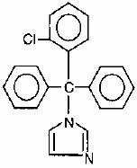 image of clotrimazole chemical structure
