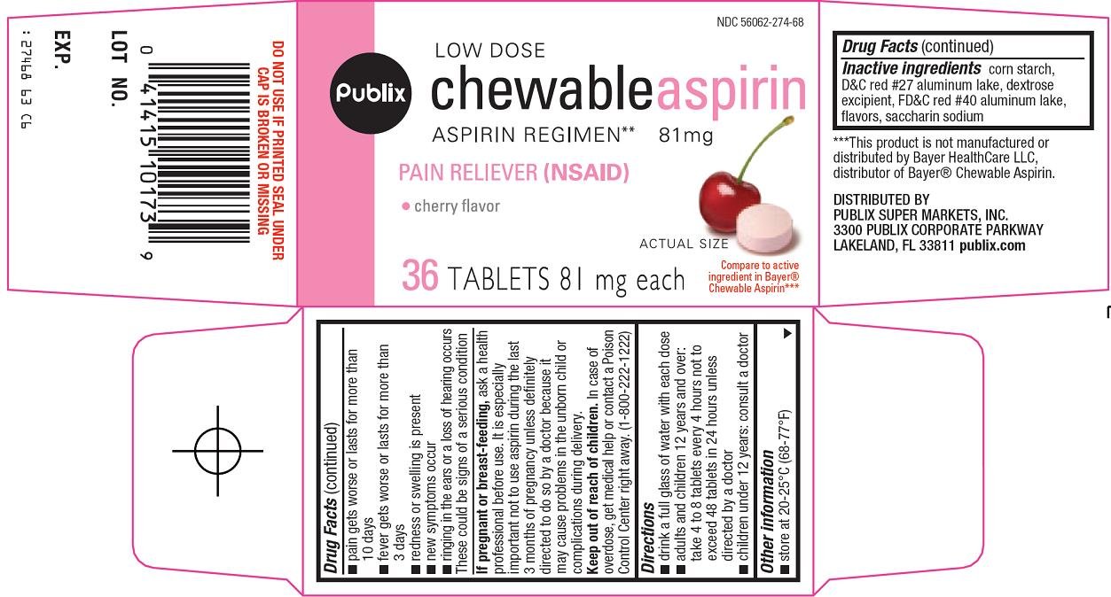 Chewable Aspirin Carton Image 1