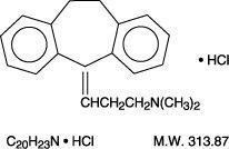 amitriptyline HCl chemical javascript:void(0);structure