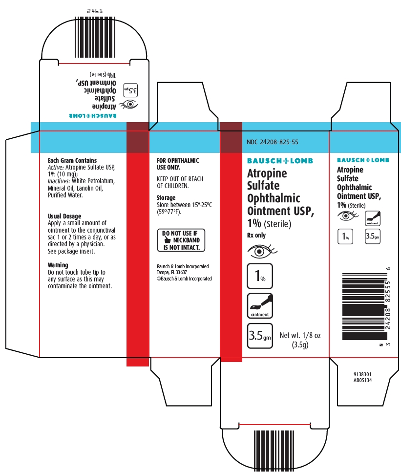 Atropine Sulfate Ophthalmic Ointment carton label