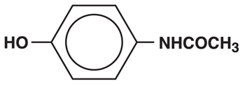 acetaminophen structual formula