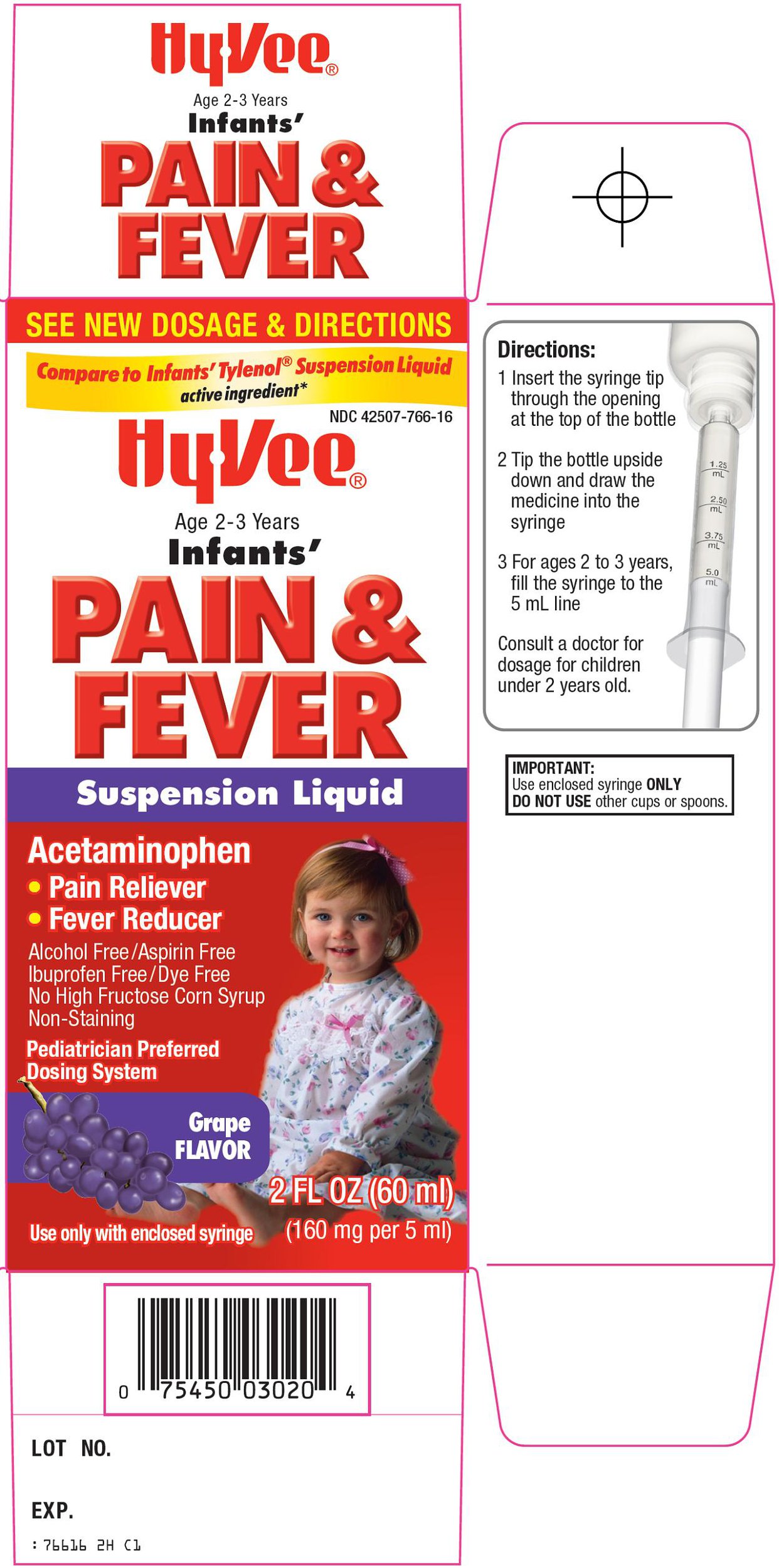 Infants' Acetaminophen Carton Image 1