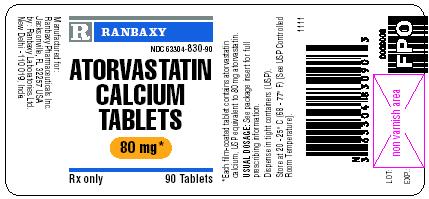 80 mg Bottle Label - Mohali