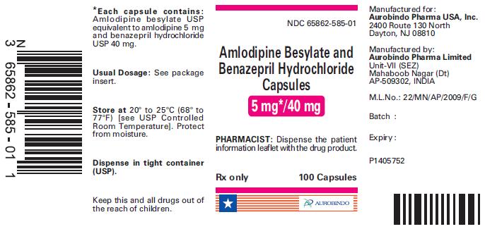 PACKAGE LABEL-PRINCIPAL DISPLAY PANEL - 5 mg/40 mg (100 Capsule Bottle)