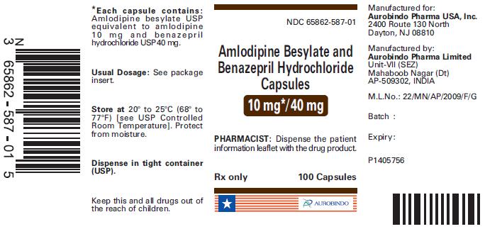 PACKAGE LABEL-PRINCIPAL DISPLAY PANEL - 10 mg/40 mg (100 Capsule Bottle)