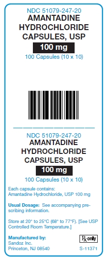 Amantadine Hydrochloride 100 mg Capsules