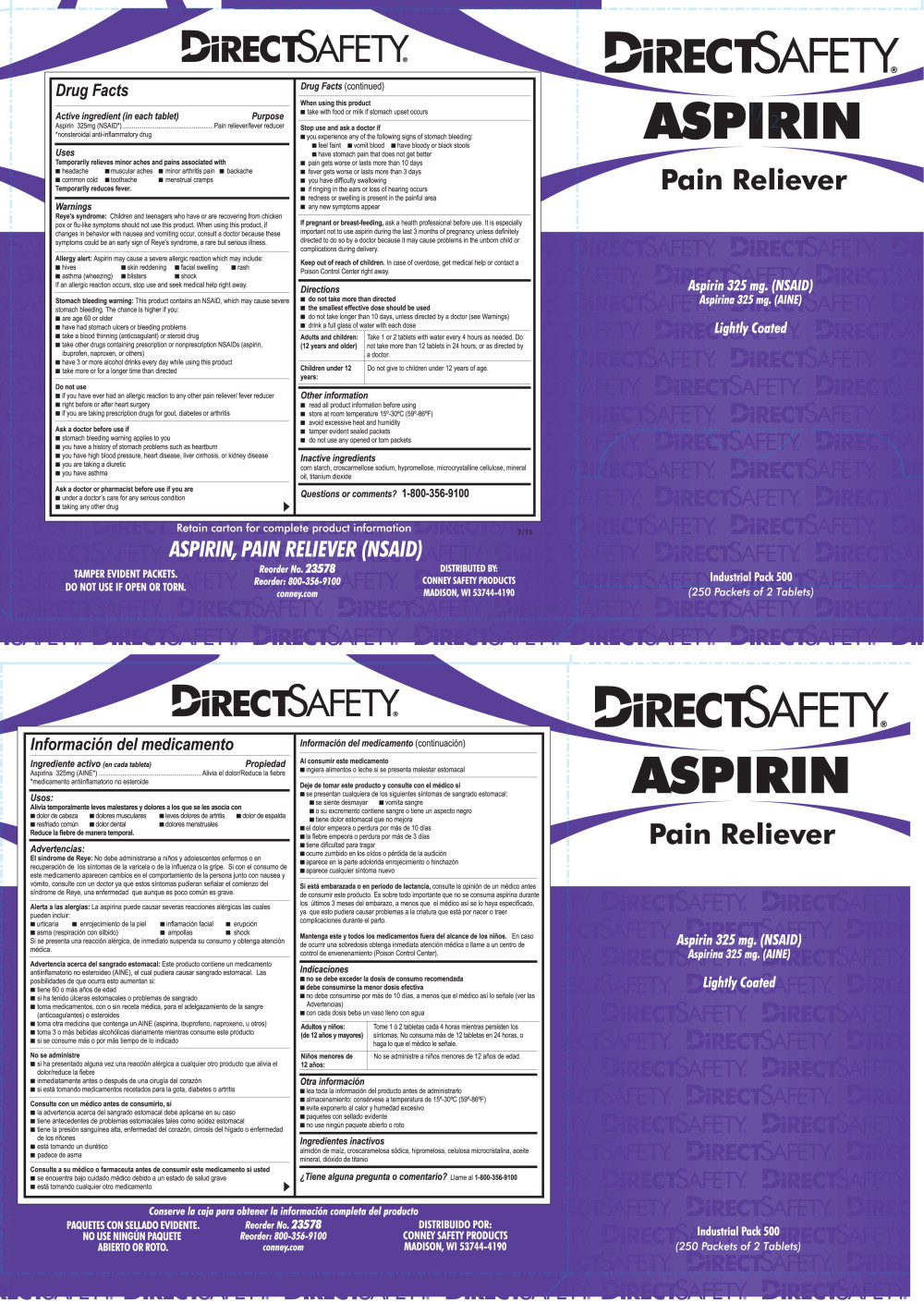 116R Direct Safety Aspirin Label
